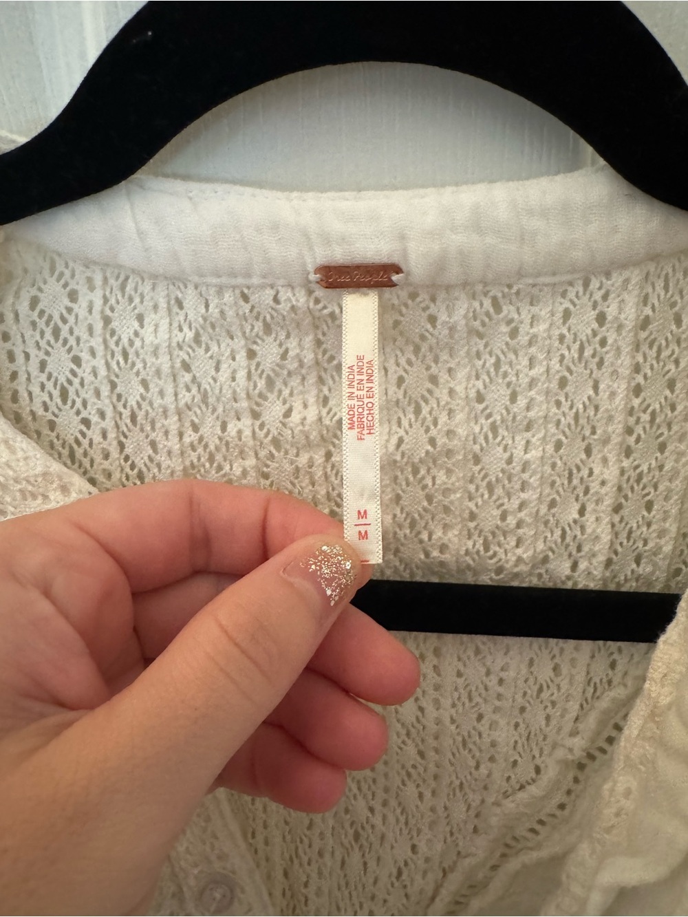 Free People Ivory Boho Ruffle Mini Dress - Picture 2 of 4